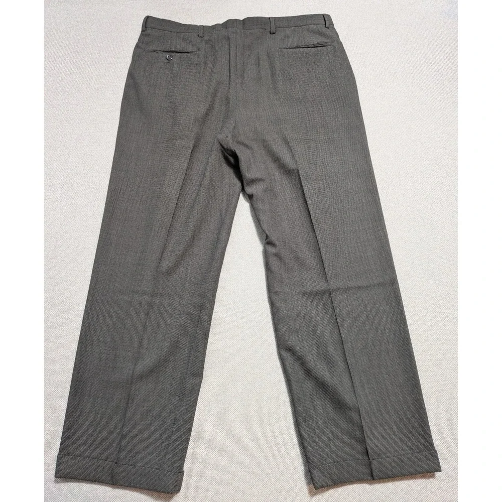 Profilo Men's 2 Piece Suit 44R Gray Wool Blazer Jacket Pants Formal